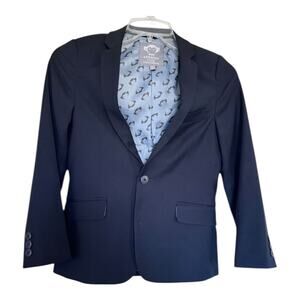Appaman Boys Black Blazer Sport Coat Suit Jacket Size 10
